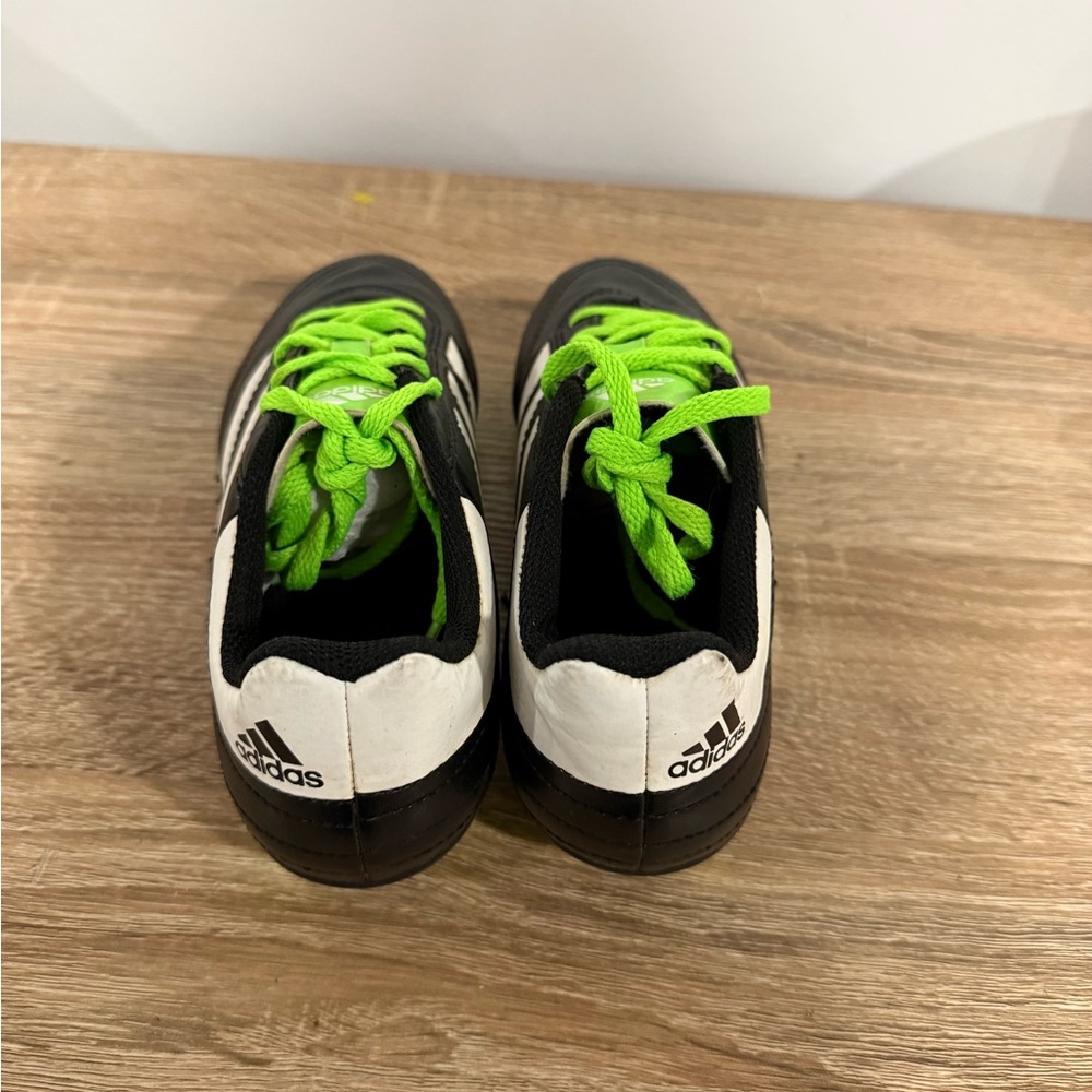 adidas Black with Neon Green Youth Soccer Cleats - Picture 9 of 10